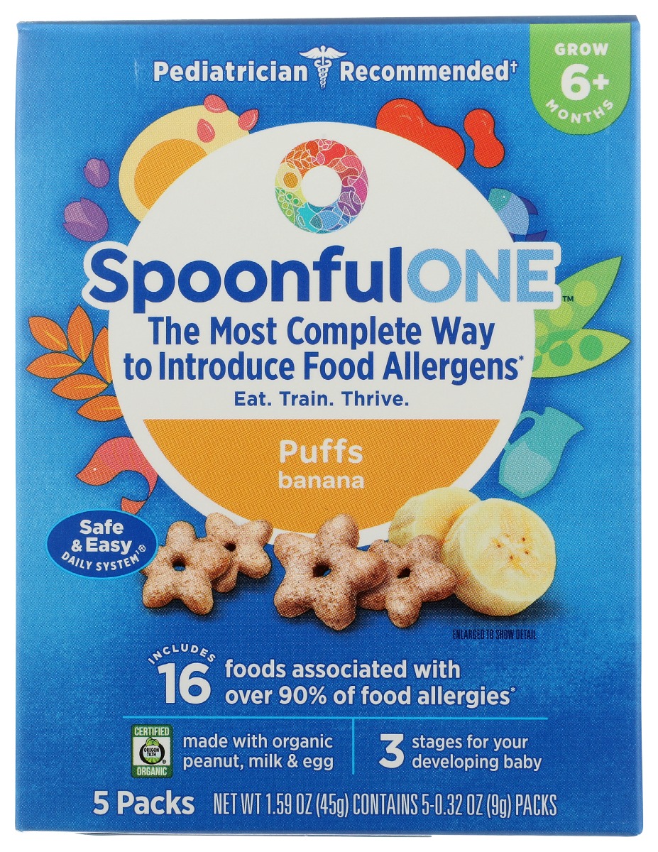 Picture of Spoonful One KHRM00386017 1.59 oz Banana Allergen Puffs - 5 Count