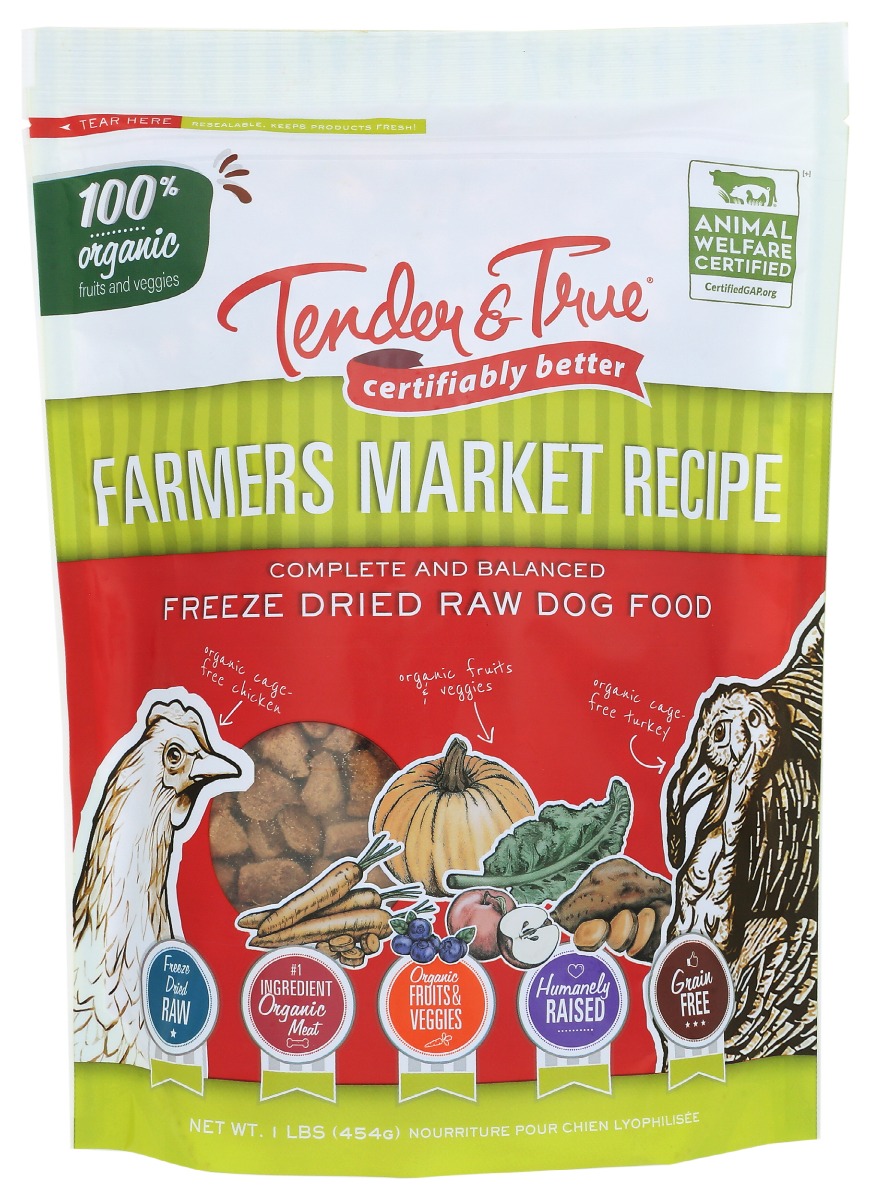 Picture of Tender & True KHRM00376217 16 oz Farmer Markeret Raw Dog Food