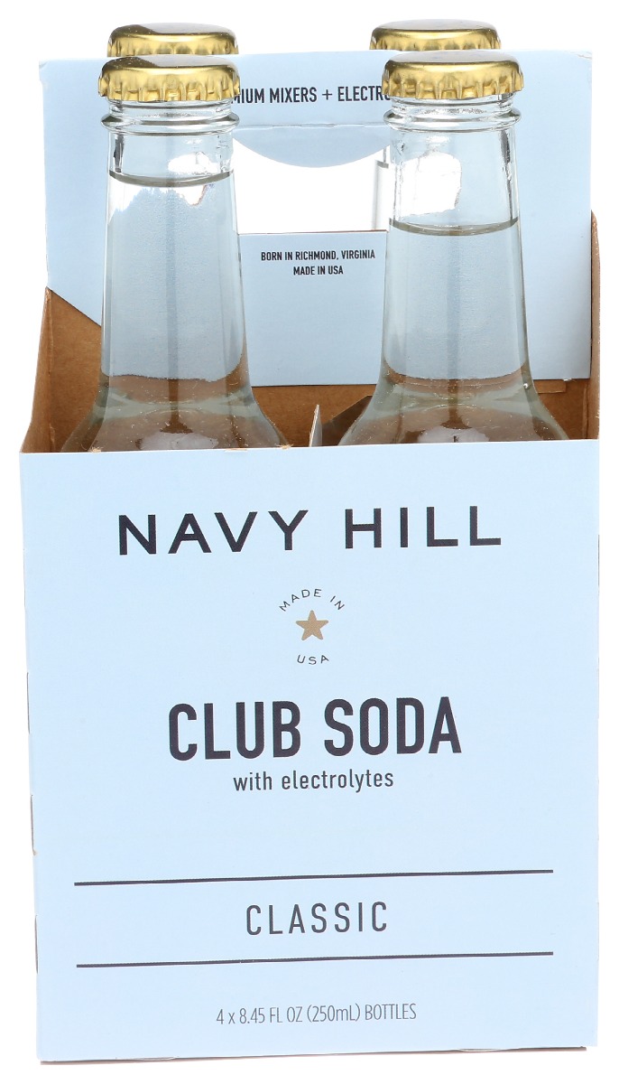 Picture of Navy Hill KHRM00330335 33.8 fl oz Club Soda - 4 Count