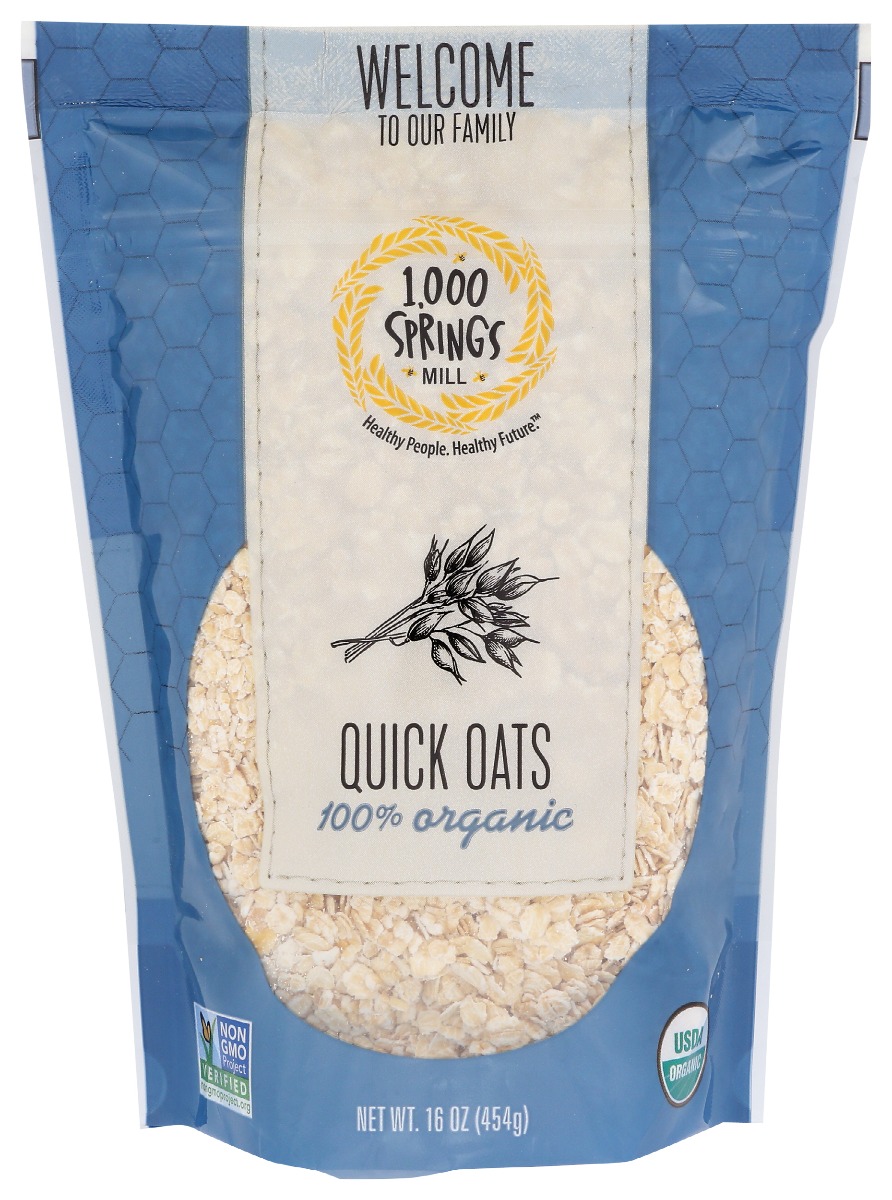 Picture of 1000 Springs Mill KHRM00383823 16 oz Organic Quick Oats