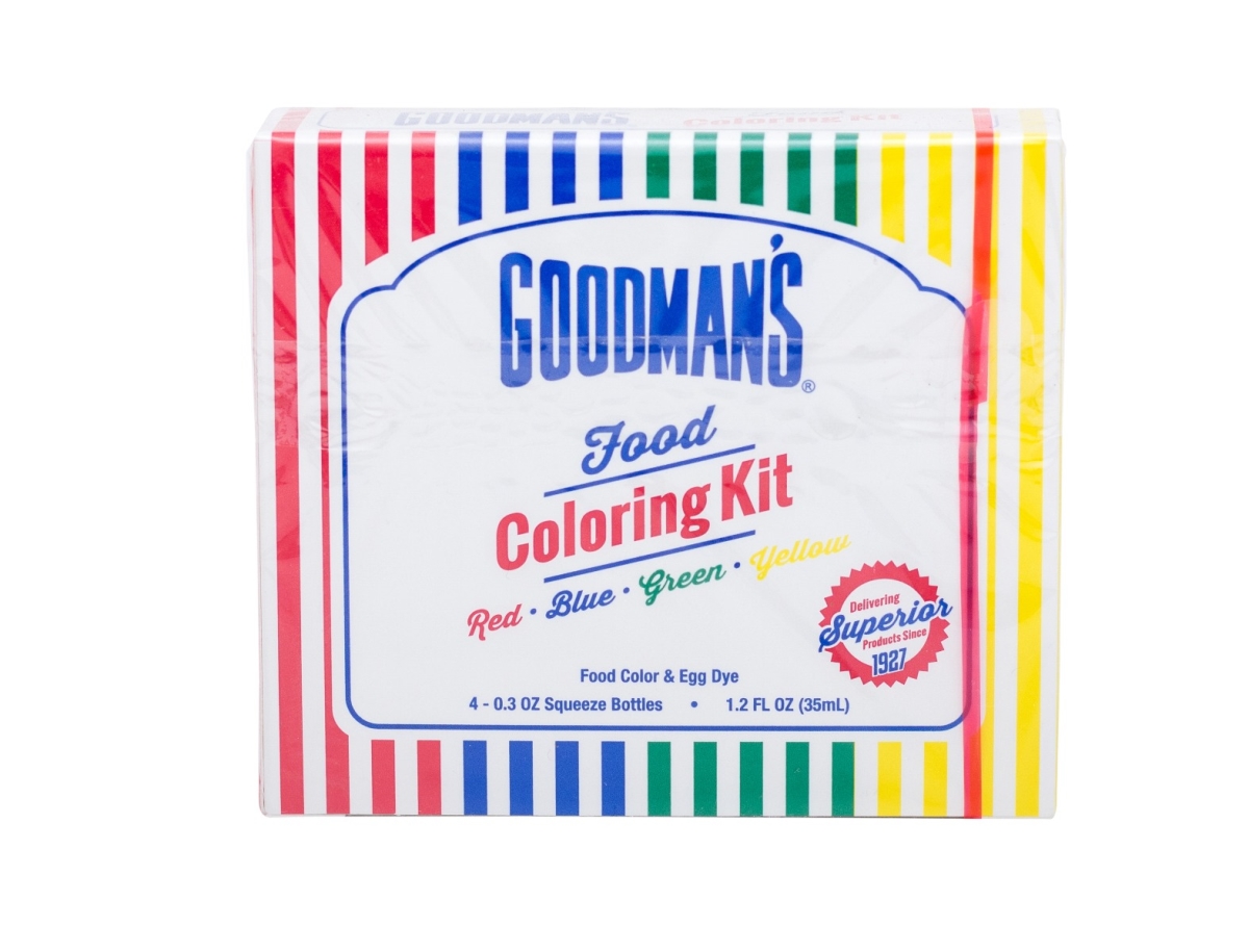 Picture of Goodmans KHRM00371240 1.2 fl oz Food Coloring Kit - Pack of 4