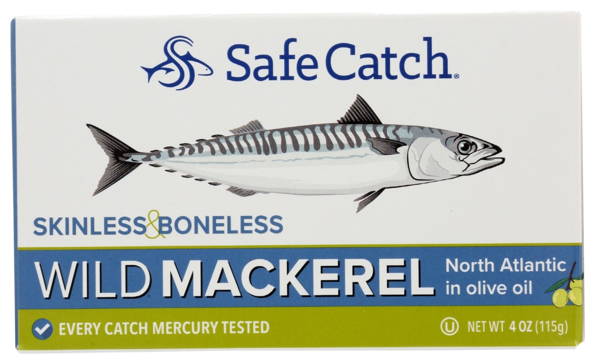 Picture of Safecatch KHRM00382993 4 oz Boneles Mackerel in Olive oil