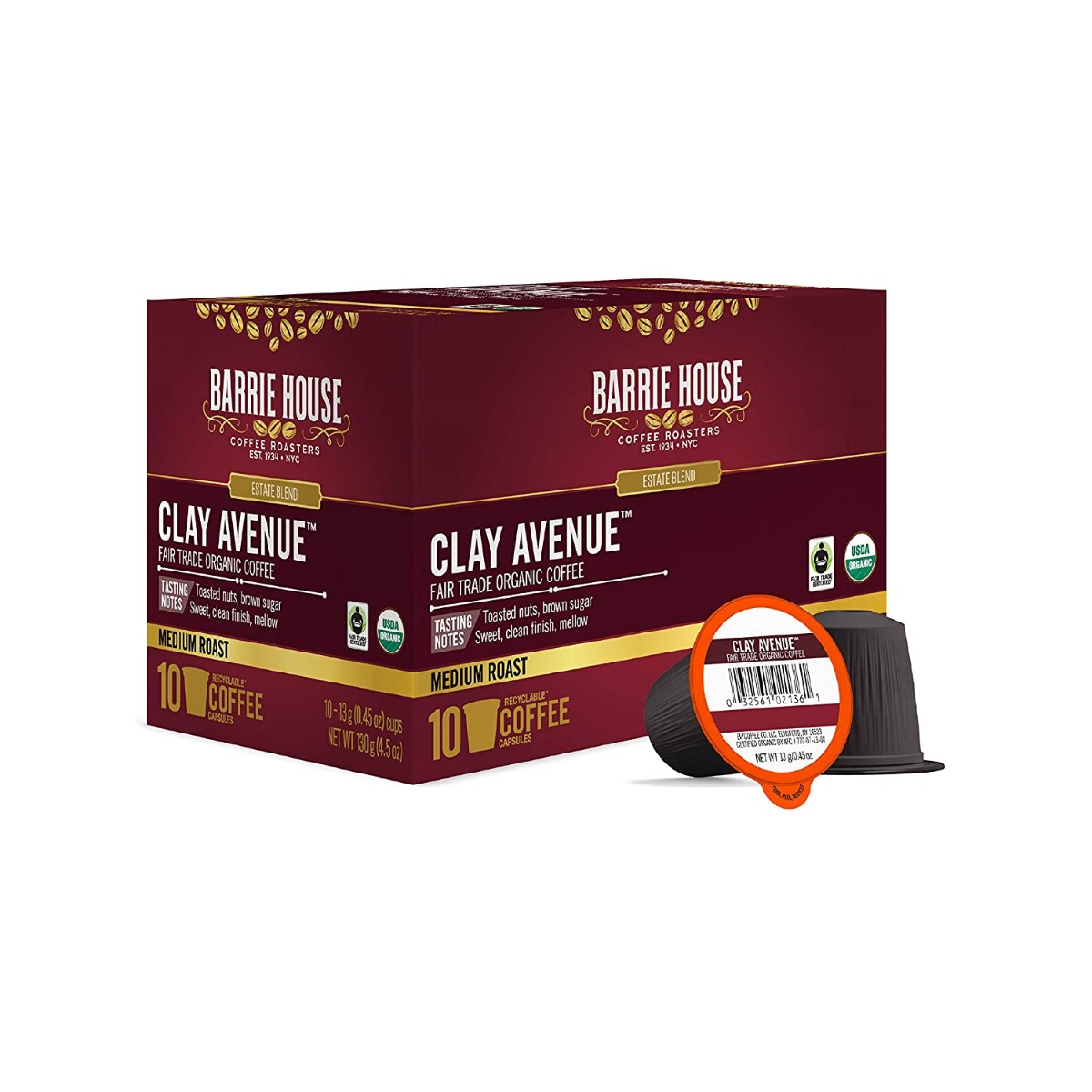 Picture of Barrie House KHRM00373805 4.5 oz Clay Avenue Kcup Coffee
