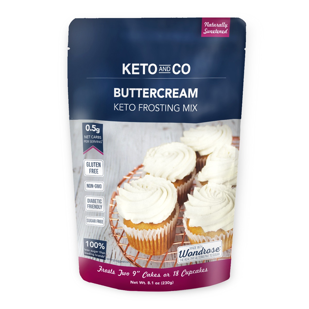 Picture of Keto KHRM00357479 8.1 oz Frosting Buttercream Mix