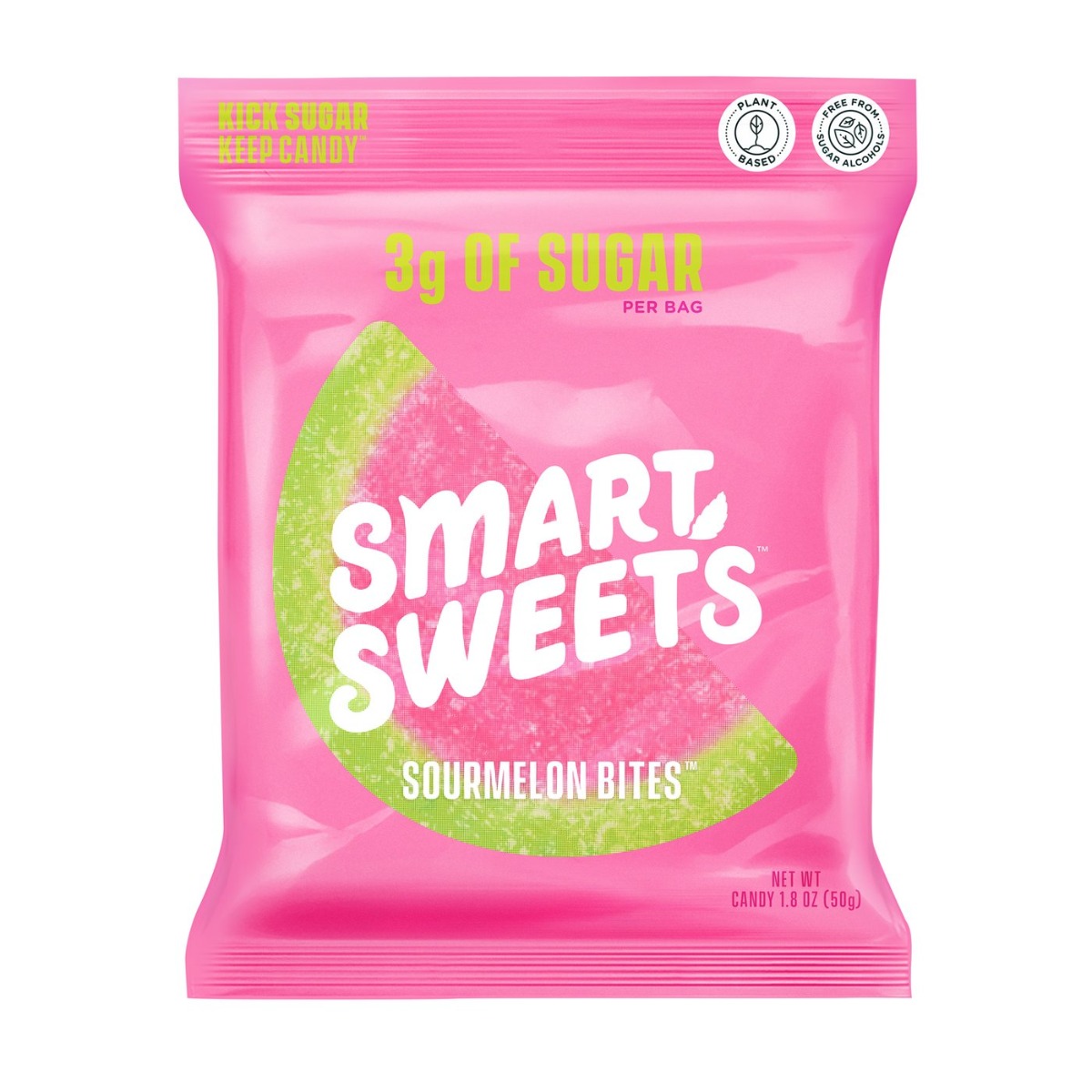 Picture of Smartsweets KHRM00370054 1.8 oz Sour Melon Candy Gummy