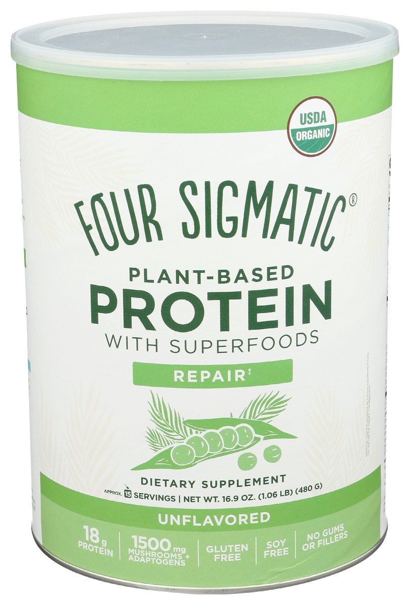 Picture of Four Sigmatic KHRM00357504 16.9 oz Plant Based Protein Unflavored Can