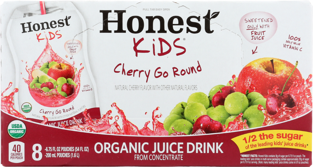 KHLV00280211 54 fl oz Organic Cherry Go Round Organic Juice Drink -  Honest Tea