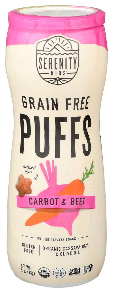 Picture of Serenity Kids KHRM00380681 1.5 oz Toddler Carrot Beet Puffs