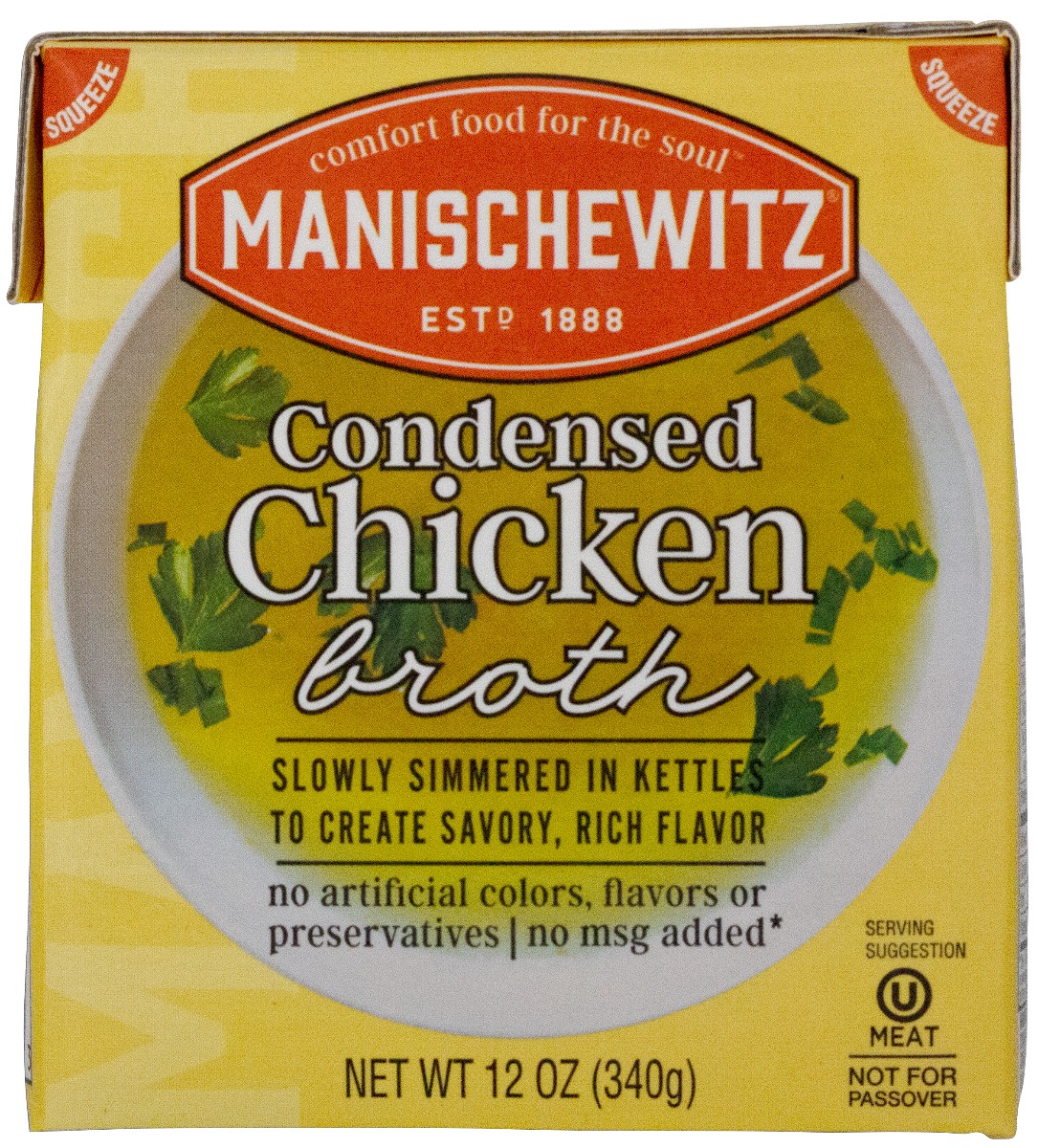 Picture of Manischewitz KHRM00371349 12 oz Chicken Condensed Broth