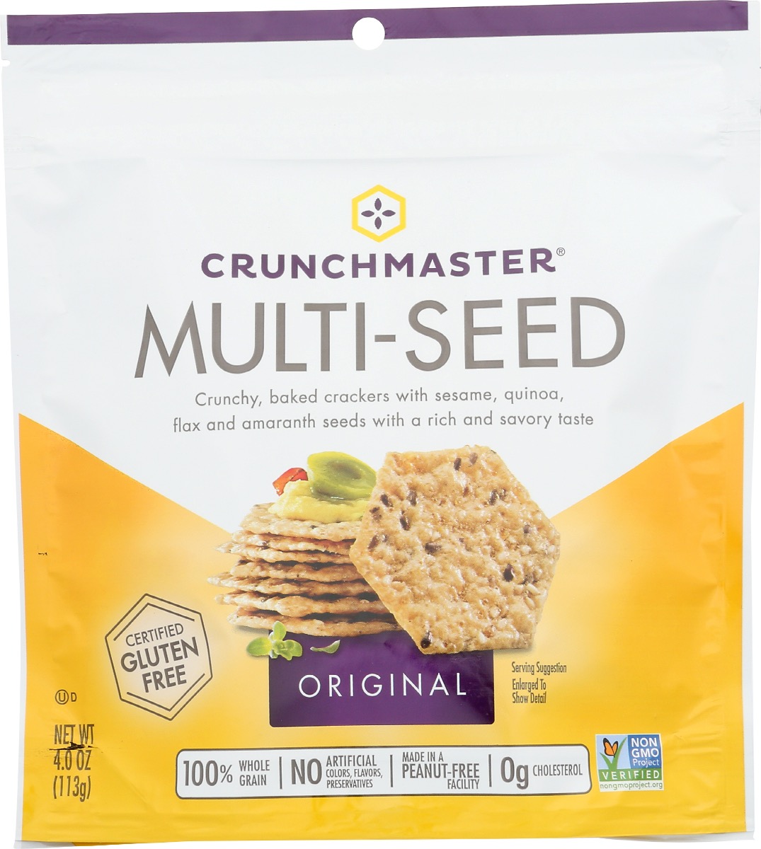 Picture of Crunchmaster KHRM00337668 4 oz Original Multiseed Cracker