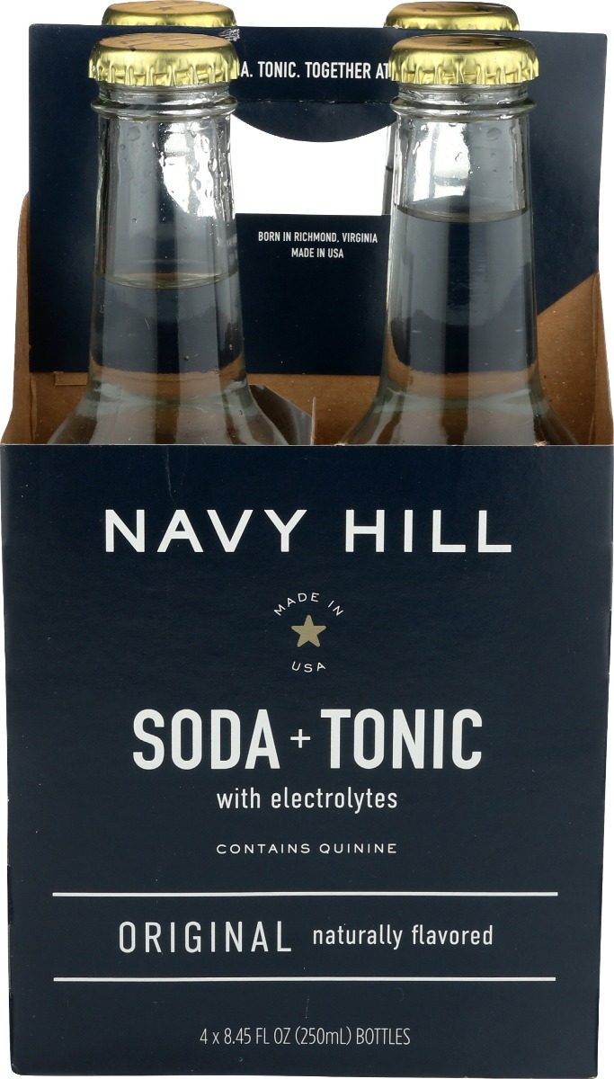 Picture of Navy Hill KHRM00330334 33.8 fl oz Tonic Original Soda - 4 Count