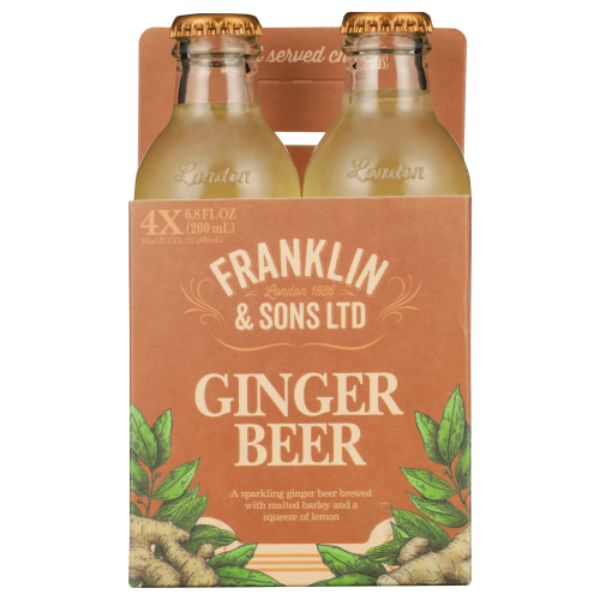Picture of Franklin & Sons KHRM00369850 800 ml Ginger Beer - Pack of 4
