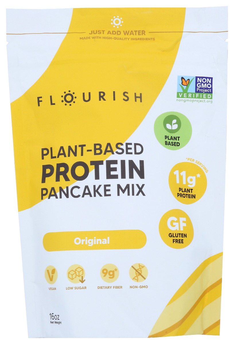 Picture of Flourish KHRM00380813 16 oz Protein Plant Based Pancake Mix