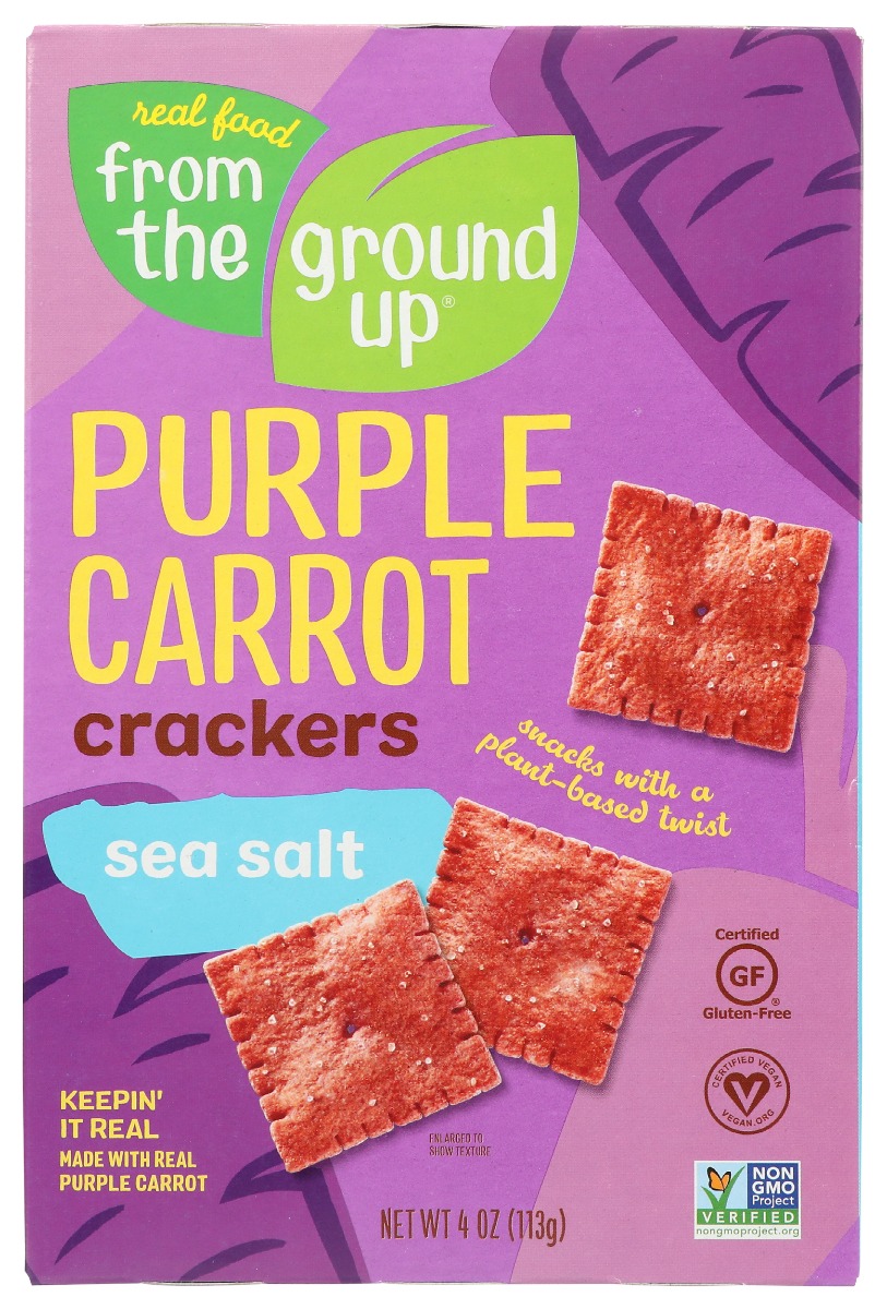 Picture of From the Ground Up KHRM00381058 4 oz Carrot & Sea Salt Cracker
