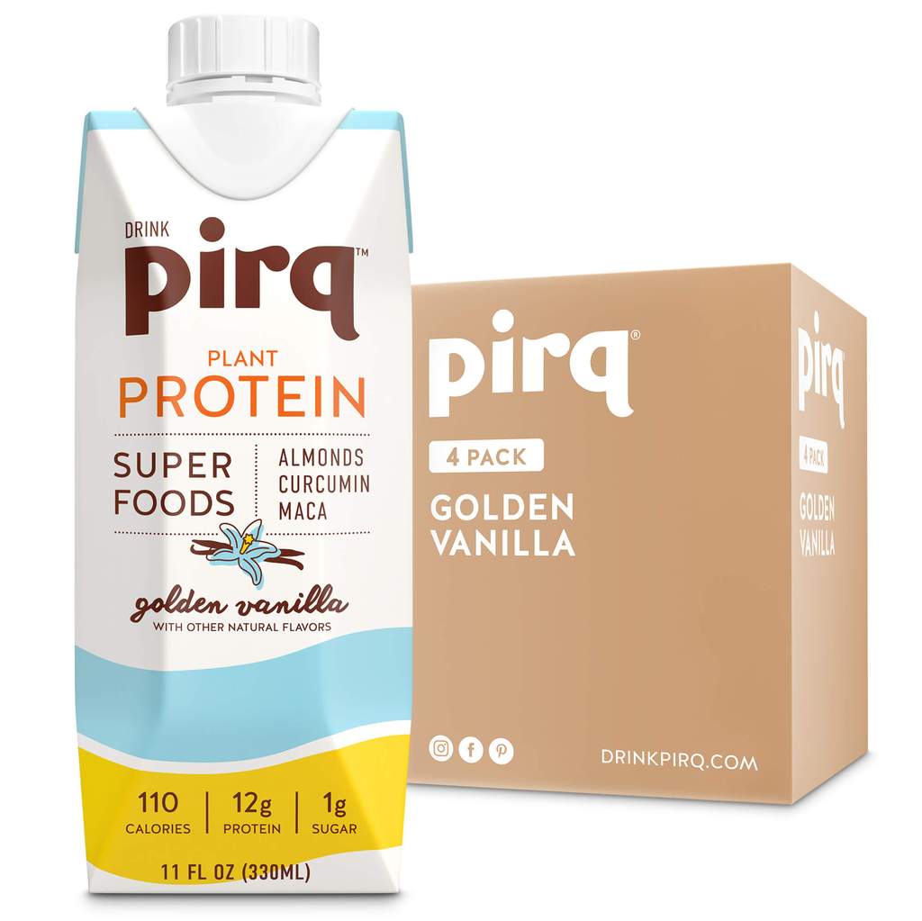 Picture of Pirq KHRM00381978 44 fl oz Roasted Vanilla Plant Protein - Pack of 4