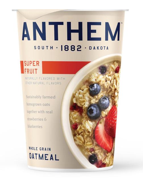 Picture of Anthem KHRM00386906 3.25 oz Super Fruit Whole Grain Oatmeal Cup