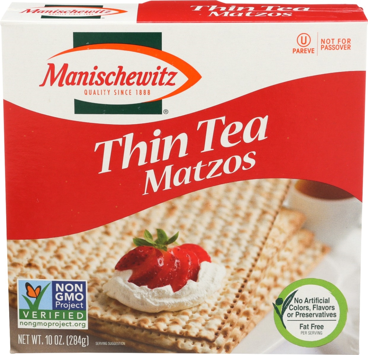 Picture of Manischewitz KHRM00029751 10 oz Thin Tea Matzo Cracker
