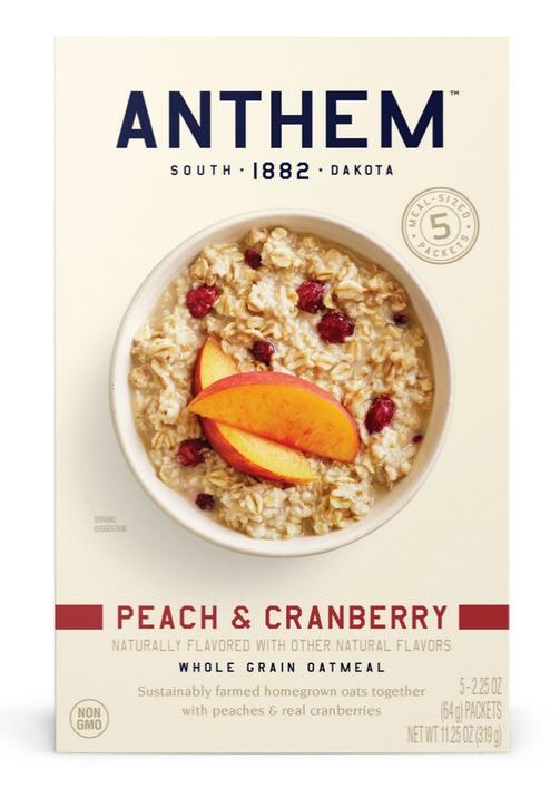 Picture of Anthem KHRM00386882 11.25 oz Peach & Cranberry Oatmeal