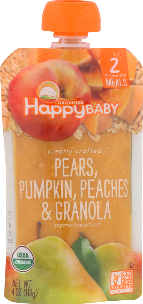 Picture of Happy Baby KHLV00328344 4 oz Granola Pear Pumpkin Peach