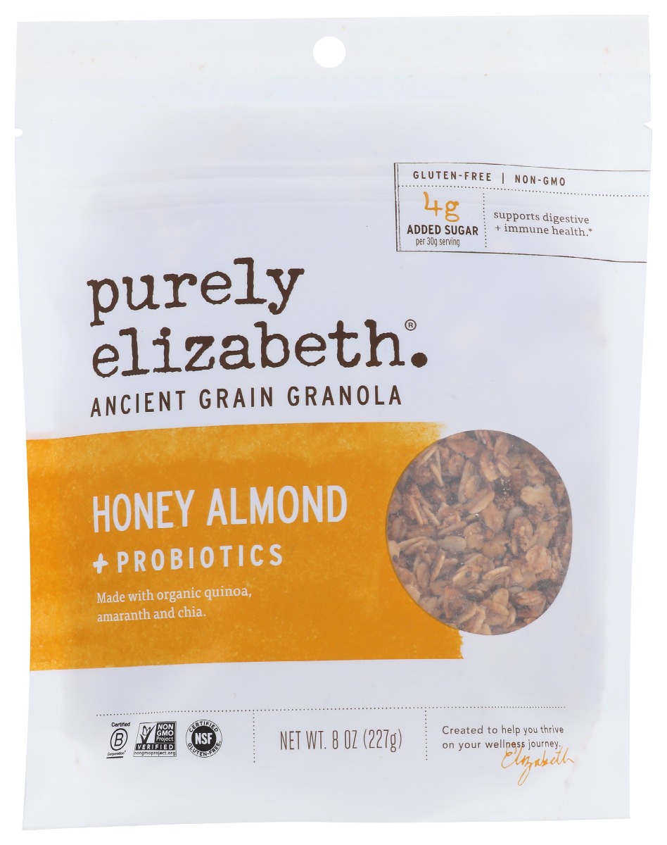 Picture of Purely Elizabeth KHRM00366956 8 oz Probitc Honey & Almond Granola