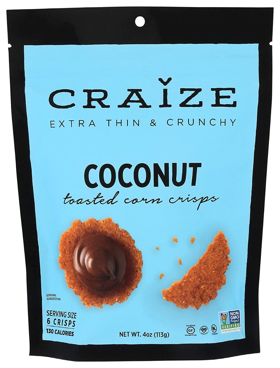 Picture of Craize KHRM00347801 4 oz Corn Coconut Crackers