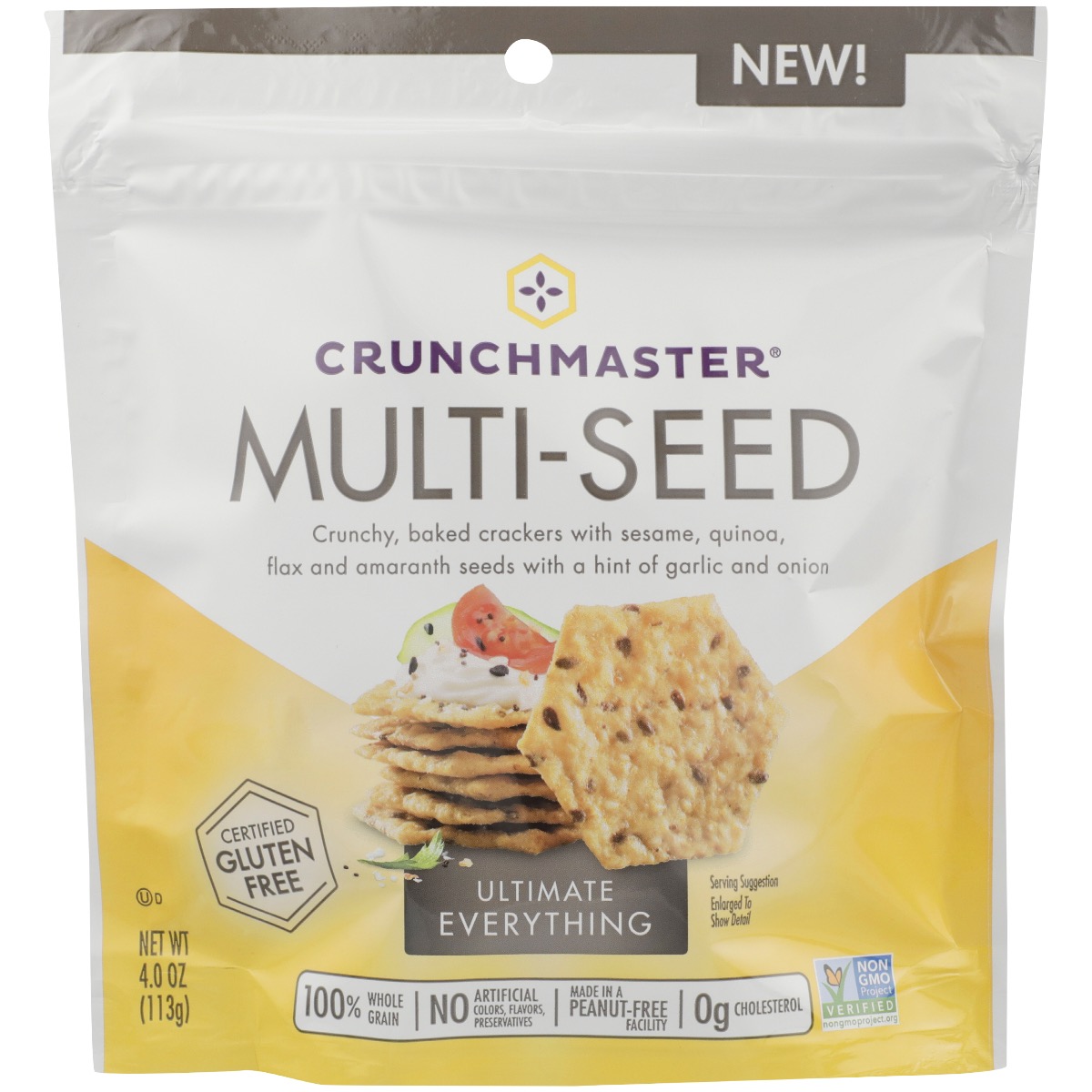 Picture of Crunchmaster KHRM00342830 4 oz Multi Seed Everything Cracker