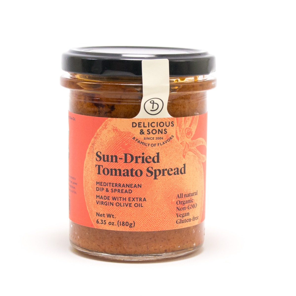 Picture of Delicious & Sons KHRM00378482 6.35 oz Sun Dried Tomato Spread