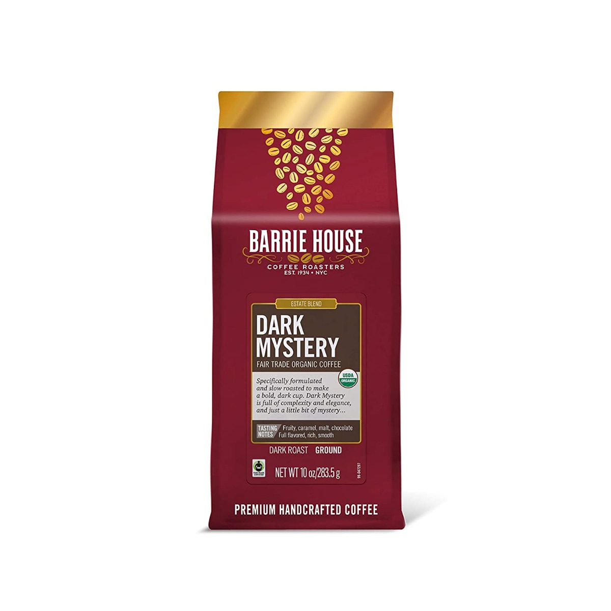 Picture of Barrie House KHRM00373809 10 oz Ground Dark Mystery Coffee