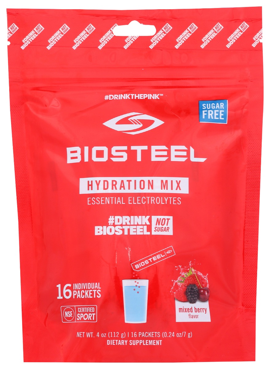 Picture of Biosteel KHRM00368279 Hydration Powder&#44; Mixed Berry - 16 Serving