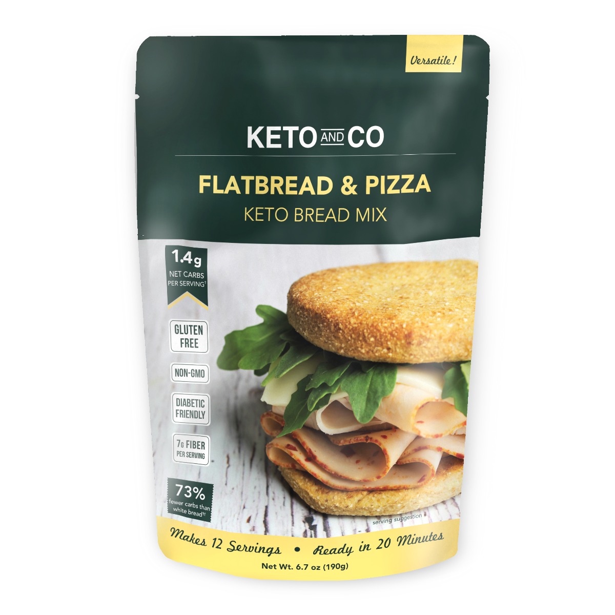 Picture of Keto KHRM00357476 6.7 oz Flatbread & Pizza Mix