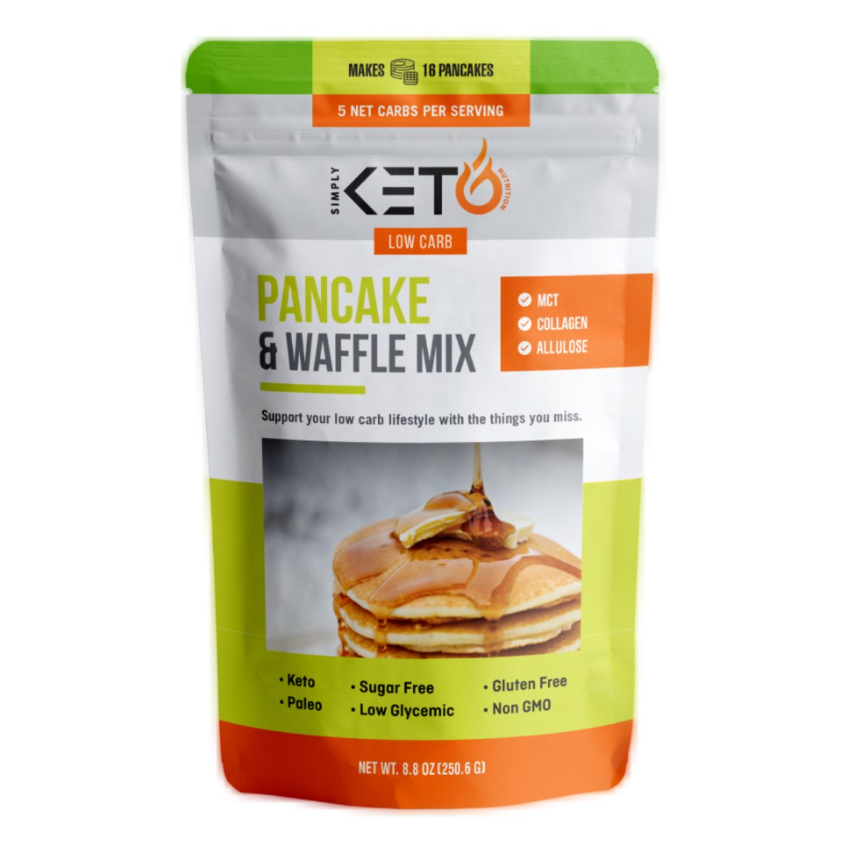 Picture of Simply Keto Nutrition KHRM00369591 8.8 oz Pancake Mix