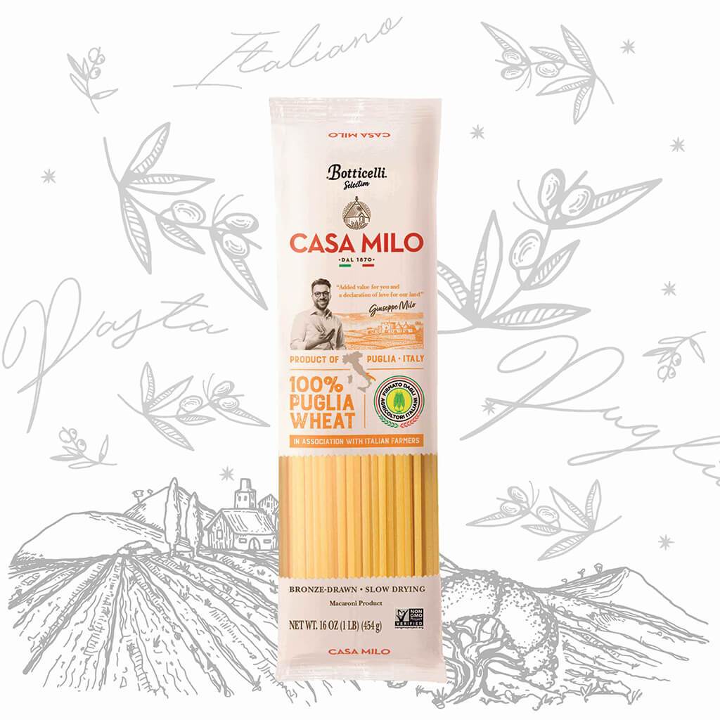 Picture of Botticelli Foods KHRM00370126 16 oz Linguine Casa Milo Pasta