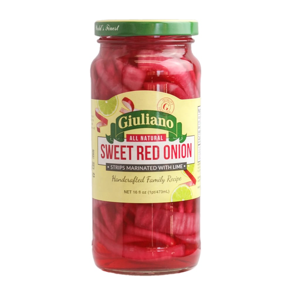 Picture of Giuliano KHRM00376333 16 oz Sweet Red Onion Strips