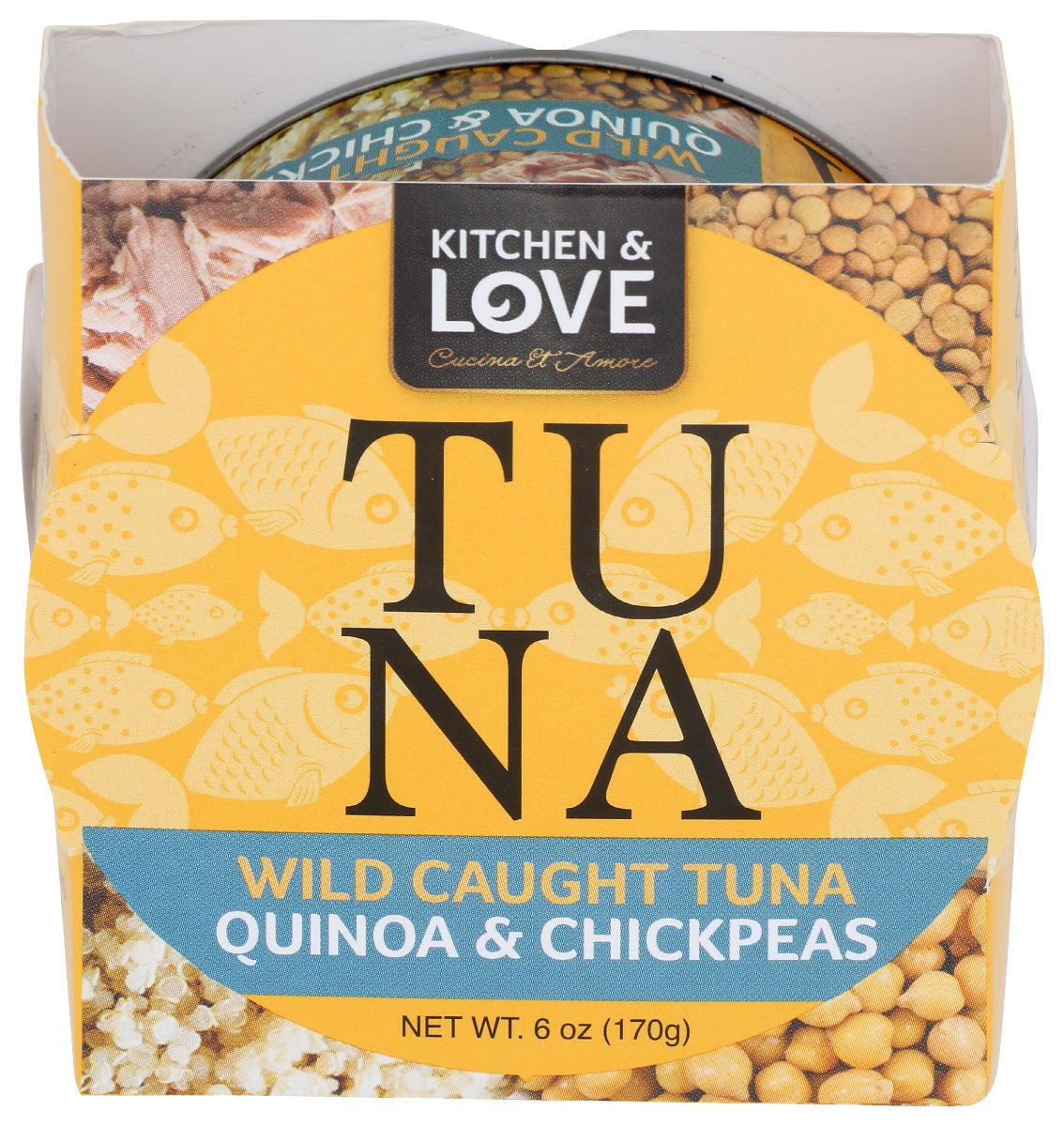Picture of Kitchen & Love KHRM00380747 6 oz Tuna Quinoa Chickpea Meal