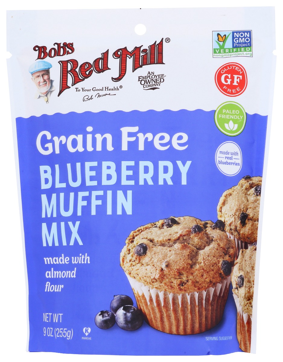 Picture of Bobs Red Mill KHRM00374338 9 oz Blueberry Grain Free Muffin Mix
