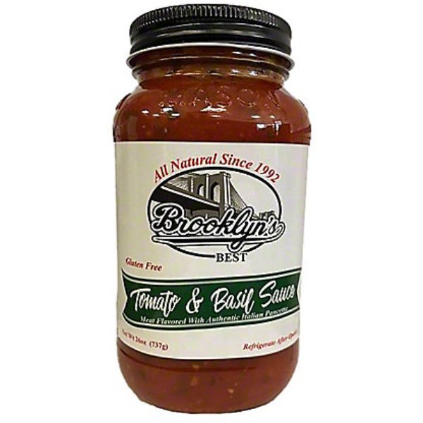 Picture of Brooklyns Best KHRM00380767 25 oz Tomato & Basil Pasta Sauce