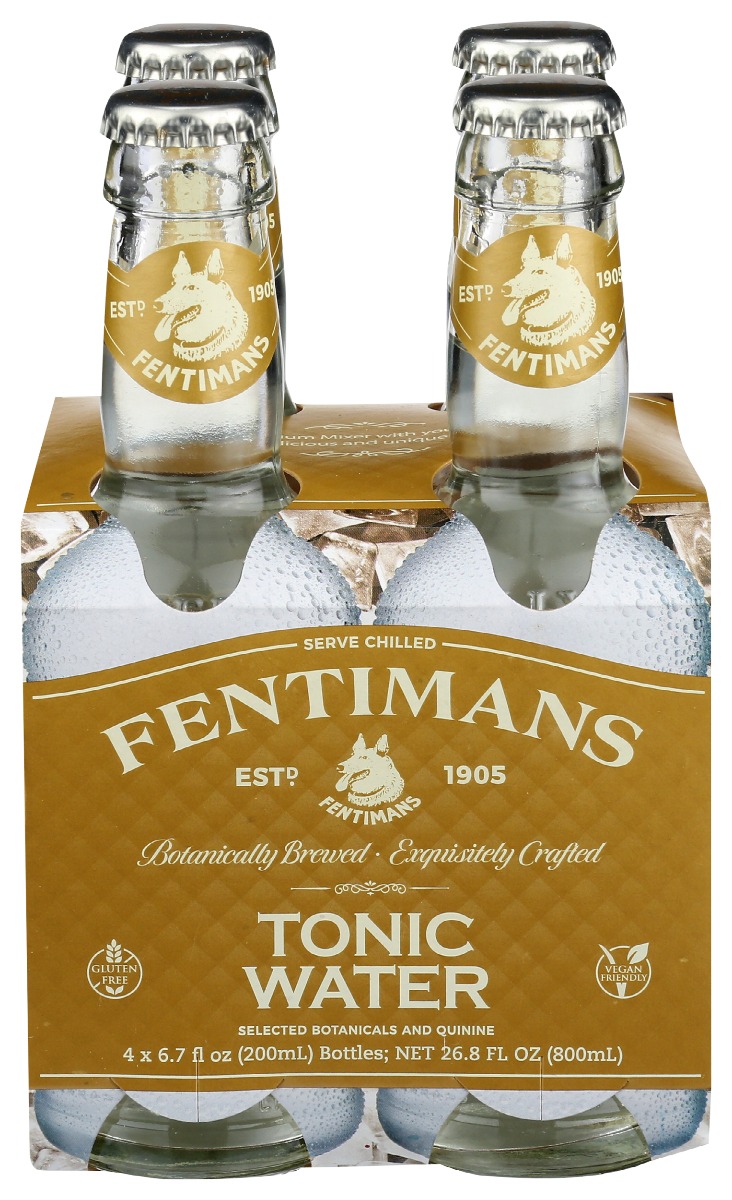 Picture of Fentimans KHRM00374849 26.8 fl oz Mixer Tonic Water - Pack of 4