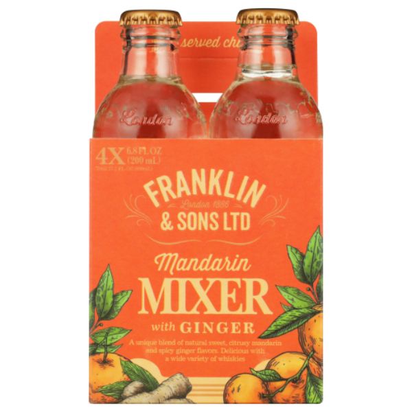 Picture of Franklin & Sons KHRM00369900 800 ml Mandarin & Ginger Mix - Pack of 4