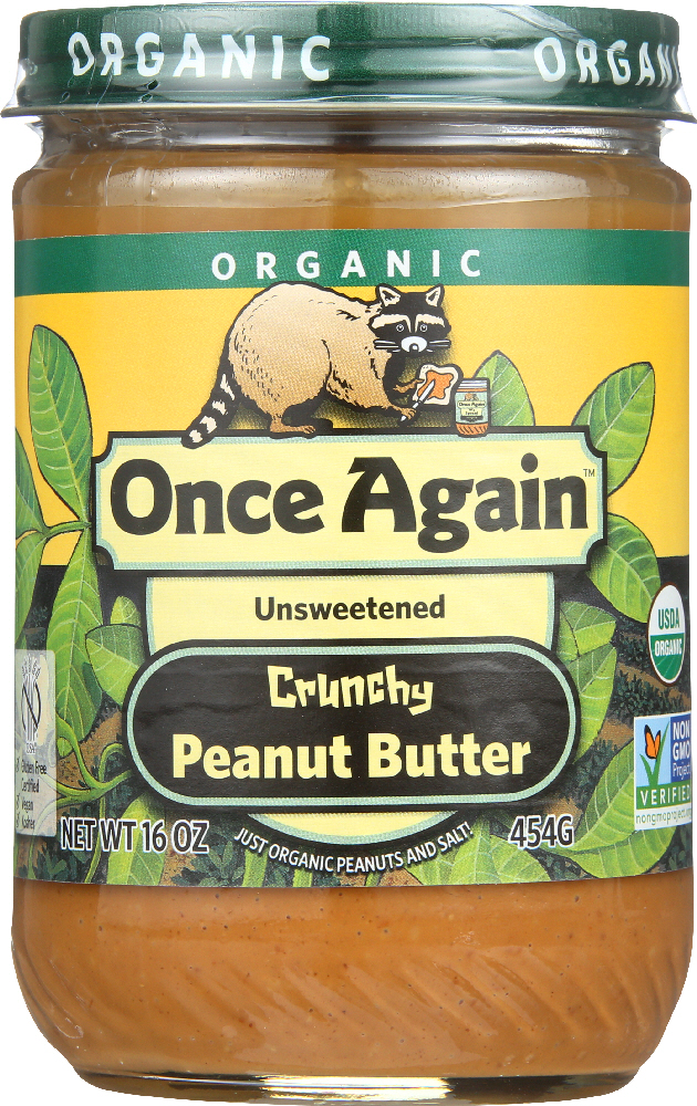 Picture of Once Again KHLV01428861 16 oz Crunchy Organic Peanut Butter