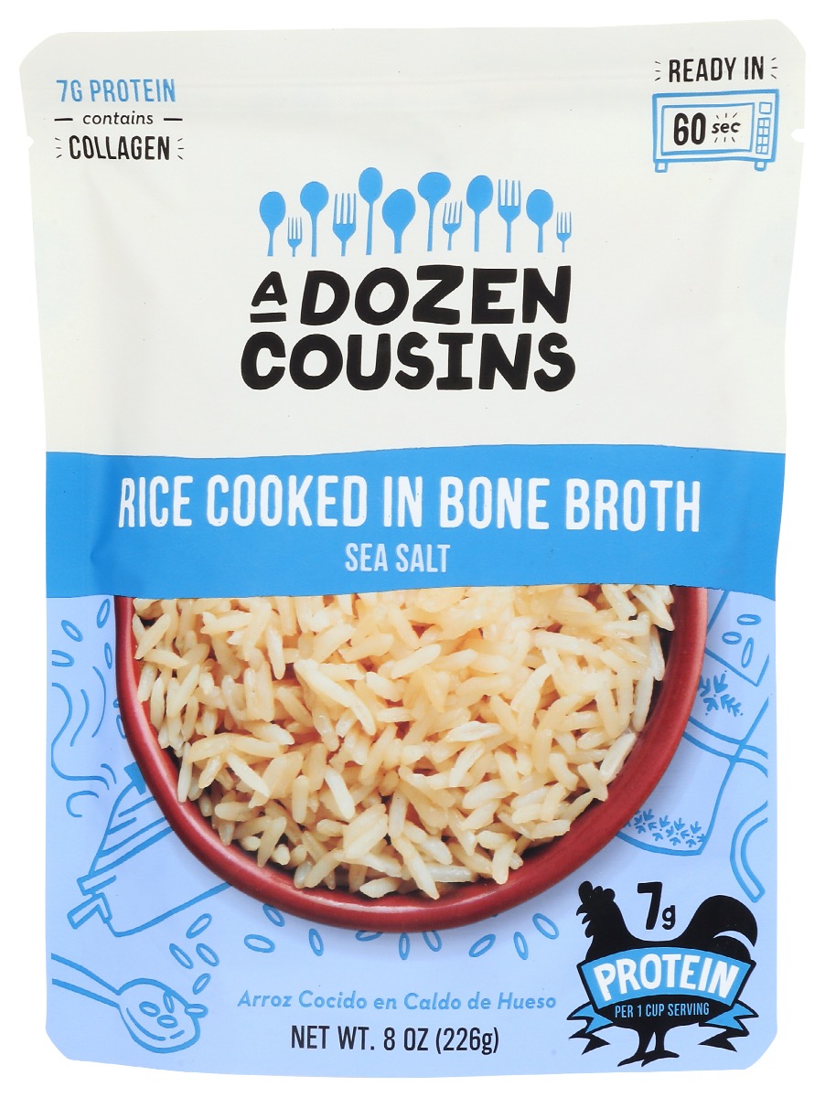 Picture of A Dozen Cousins KHRM00386960 8 oz Sea Salt Ready to Eat Rice