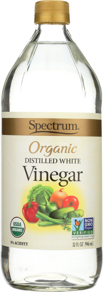 Picture of Spectrum Organic KHLV00485490 32 oz White Distilled Organic Vinegar