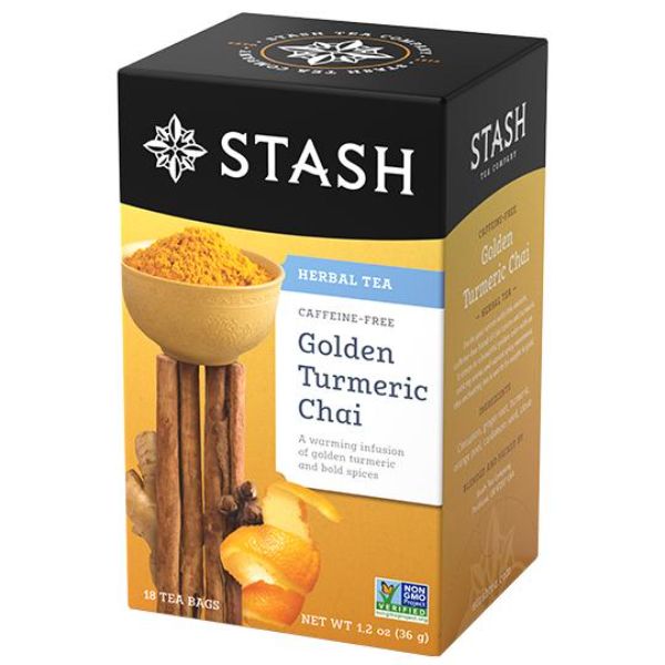 KHRM00374649 Chai Gold Turmeric Tea - 18 Bag -  Stash Tea