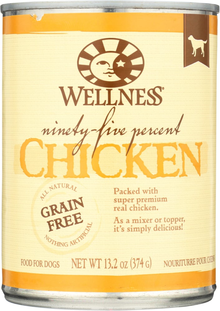 Picture of Wellness KHLV01374255 13.2 oz 95 Percent Chicken Dog Food