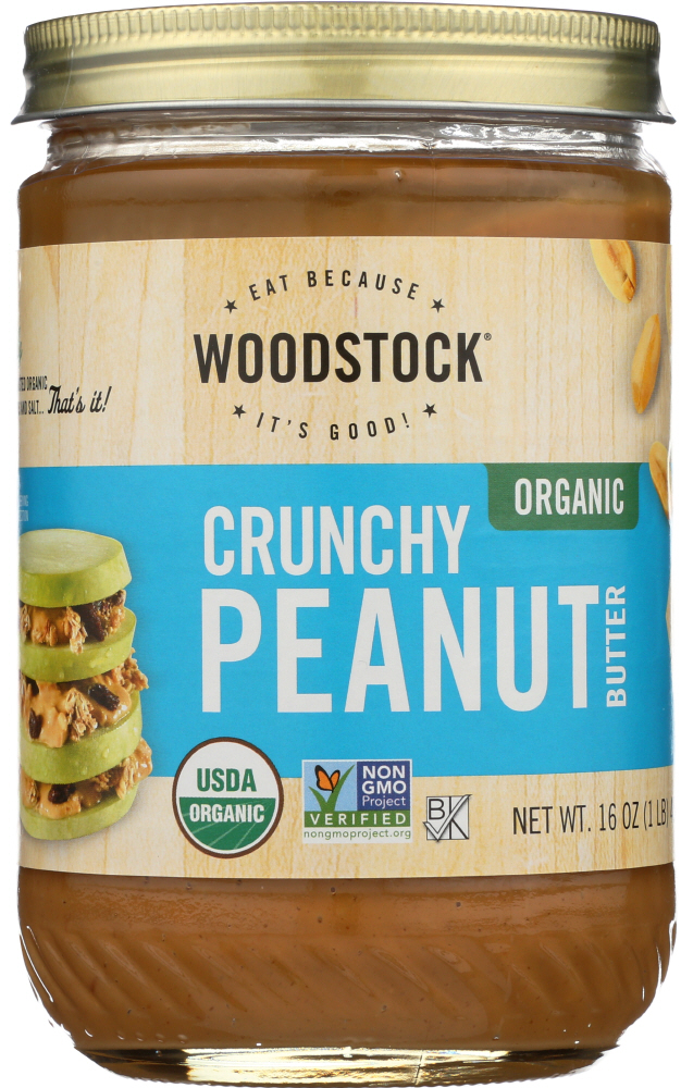 Picture of Woodstock KHLV00271188 16 oz Peanut Butter Crunchy Salted Organic
