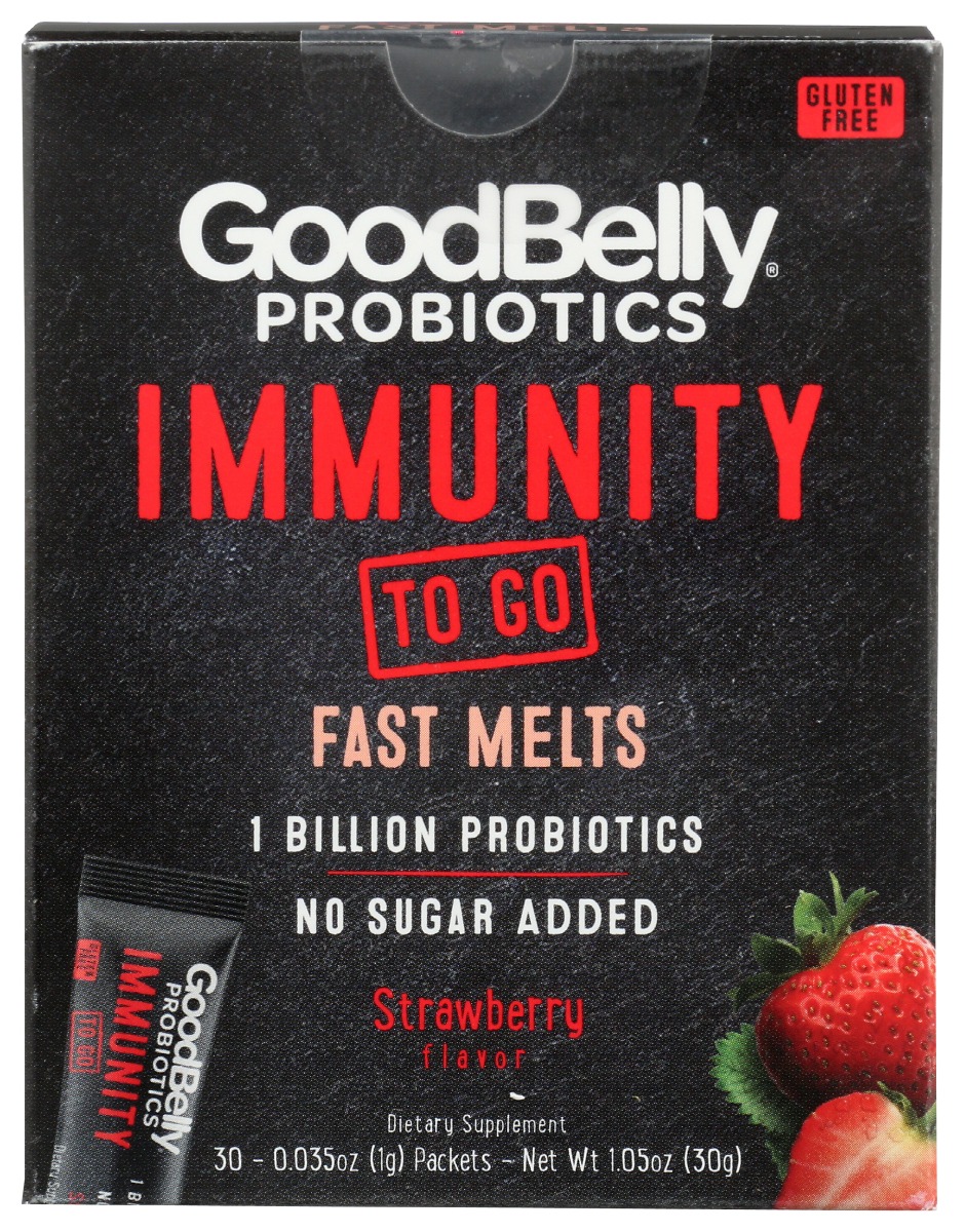 Picture of Good Belly KHRM00384383 1.05 oz Probiotic Packet Powder, Strawberry