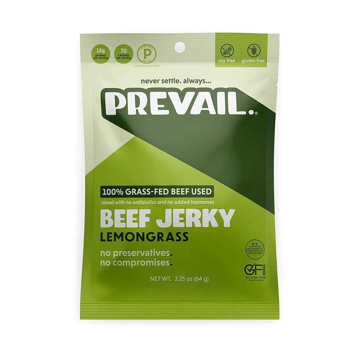 Picture of Prevail KHRM00376599 2.25 oz Beef & Lemongrass Jerky