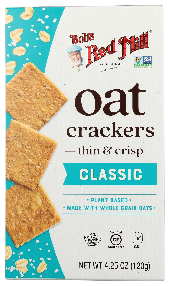 Picture of Bobs Red Mill KHRM00382970 4.25 oz Classic Oat Crackers