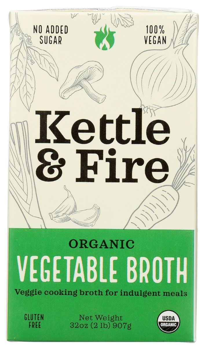 Picture of Kettle & Fire KHRM00370467 32 oz Broth Vegetable Cooking