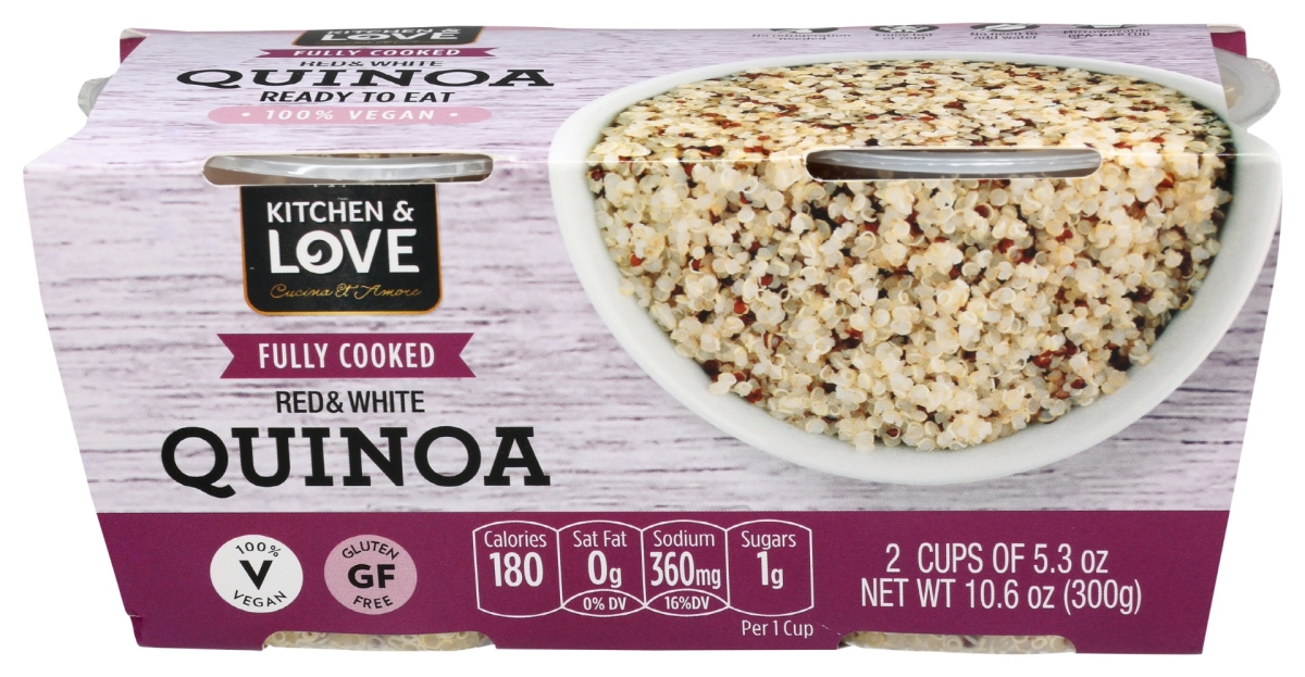 Picture of Kitchen & Love KHRM00380892 10.6 oz Bi Color Plain Ready to Eat Quinoa