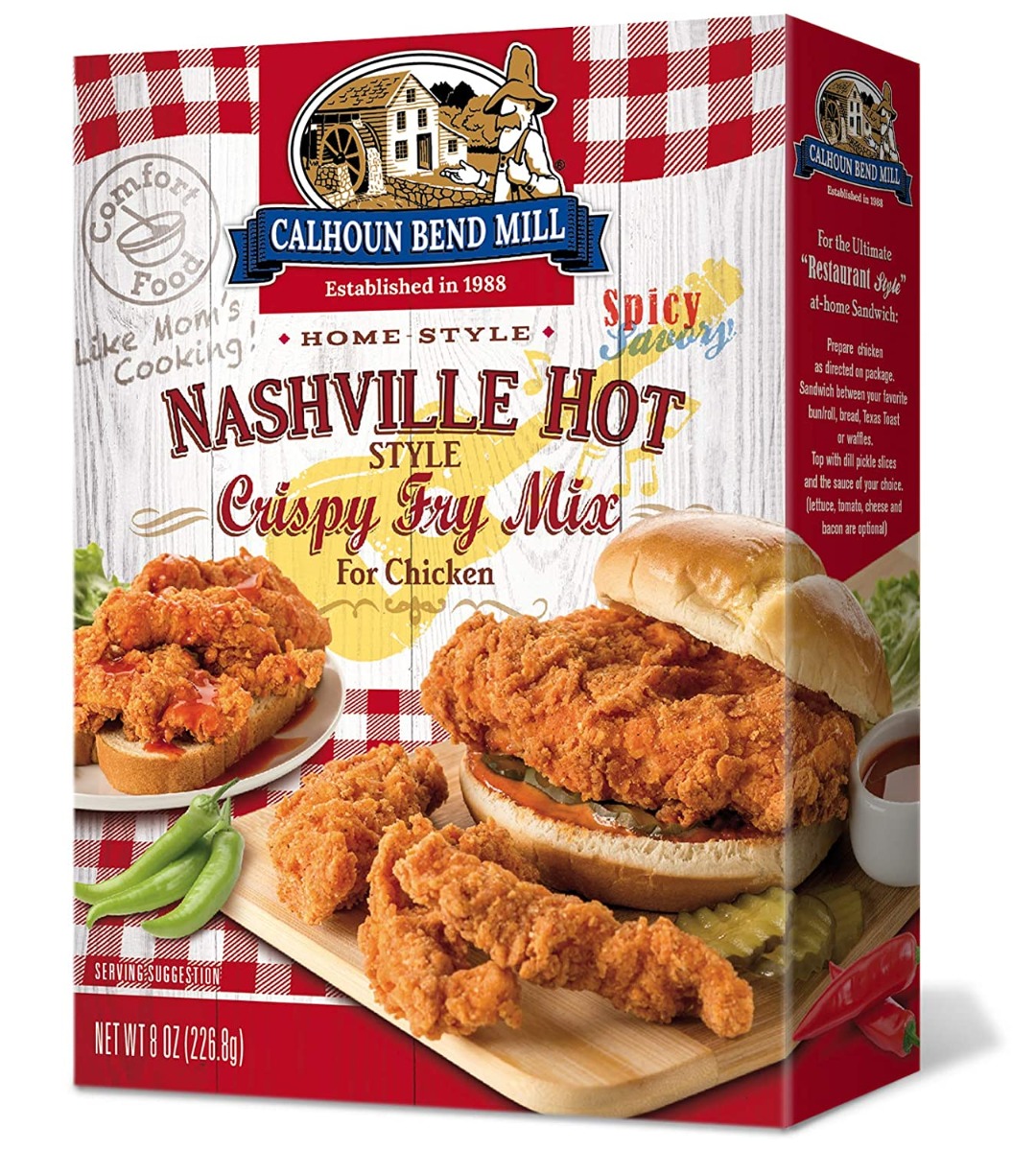 Picture of Calhoun Bend KHRM00376119 8 oz Nashville Hot Style Crispy Fry Mix